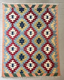 TURKISH LARGE FLATWEAVE KILIM RUG