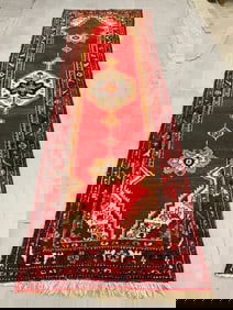 VINTAGE HAMADAN RUNNER RUG