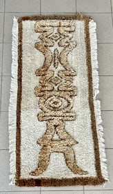 DECORATIVE MOROCCAN WOOL RUG