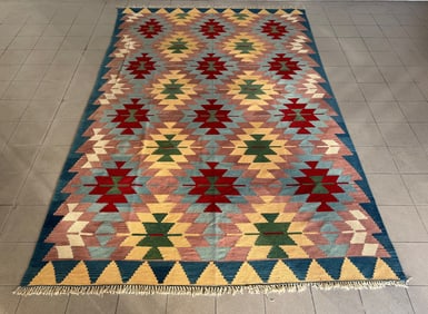 ROOM SIZE TURKISH FLATWEAVE KILIM RUG