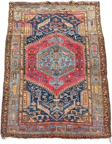 ANTIQUE HAMADAN RUG