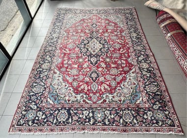 PERSIAN ROOM SIZED KASHAN RUG