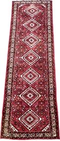 VINTAGE HAMADAN RUNNER RUG