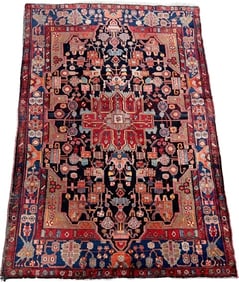 SEMI ANTIQUE HAMADAN RUG