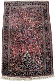 TREE OF LIFE SAROUK PERSIAN RUG