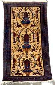 TURKISH HAND-KNOTTED WOOL RUG