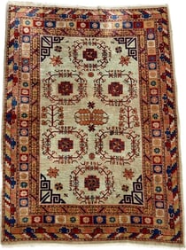 SEMI ANTIQUE KHOTAN RUG