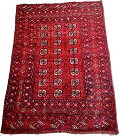 ANTIQUE TURKMEN MAIN RUG