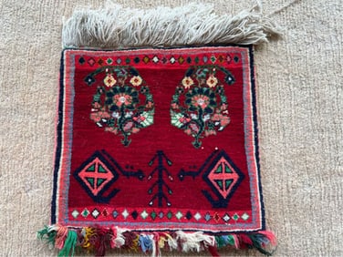 VINTAGE WOOL HAND BAG