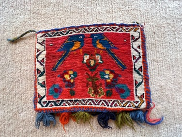 VINTAGE WOOL HAND BAG