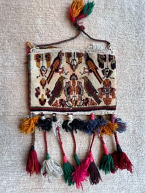 VINTAGE WOOL HAND BAG