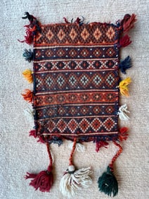 VINTAGE WOOL HAND BAG