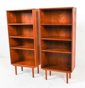 (2) DANISH TEAK BOOKCASES, CIRCA 1960'S