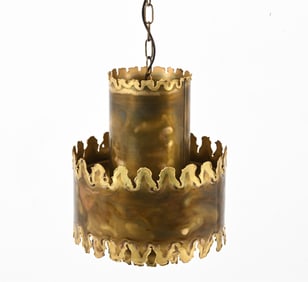 SVEND AAGE HOLM SORENSEN BRUTALIST PENDANT LAMP