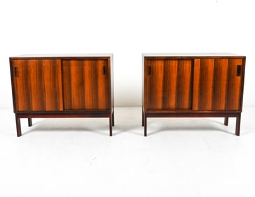 (2) DANISH ROSEWOOD CABINETS, CIRCA 1960'S