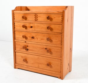 SWEDISH PINE CHEST OF DRAWERS, CIRCA 1970'S