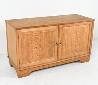 DANISH OAK CABINET BY HENRY KJAERNULF, C.1970'S