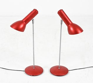 (2) DANISH POSTMODERN 'OBLIQUE' LAMPS BY TOM STEPP