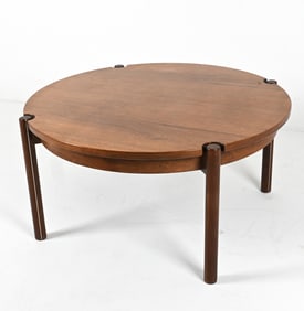 DANISH OAK COFFEE TABLE BY HANS J FRYDENDAL