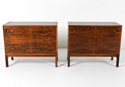 (2) DANISH ROSEWOOD CABINETS ALBERT HANSEN