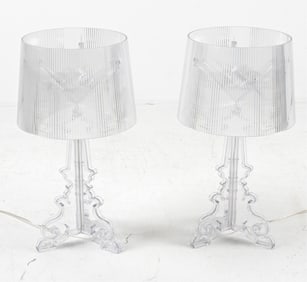 PAIR OF 'BOURGIE' TABLE LAMP FOR KARTELL