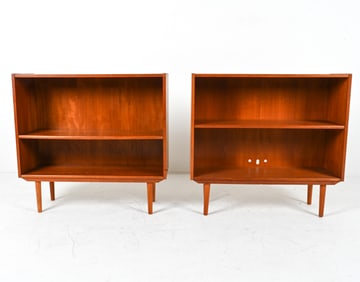 (2) DANISH TEAK BOOKCASES, CIRCA 1960'S