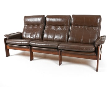 DANISH LEATHER SOFA BY SVEN ELLEKAER