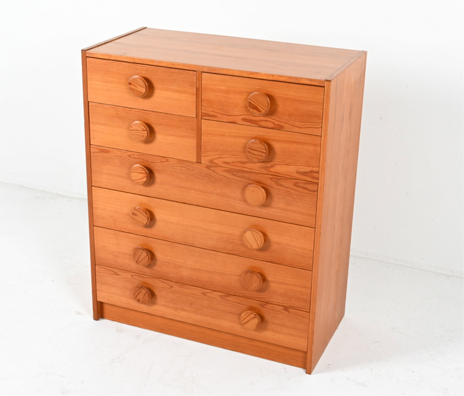 SWEDISH PINE CHEST OF DRAWERS, C.1970'S (1 of 16)