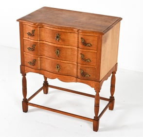 DANISH OAK SIDE CHEST, CIRCA 1970'S