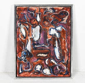 O. REIMANN - ABSTRACT PAINTING O/C