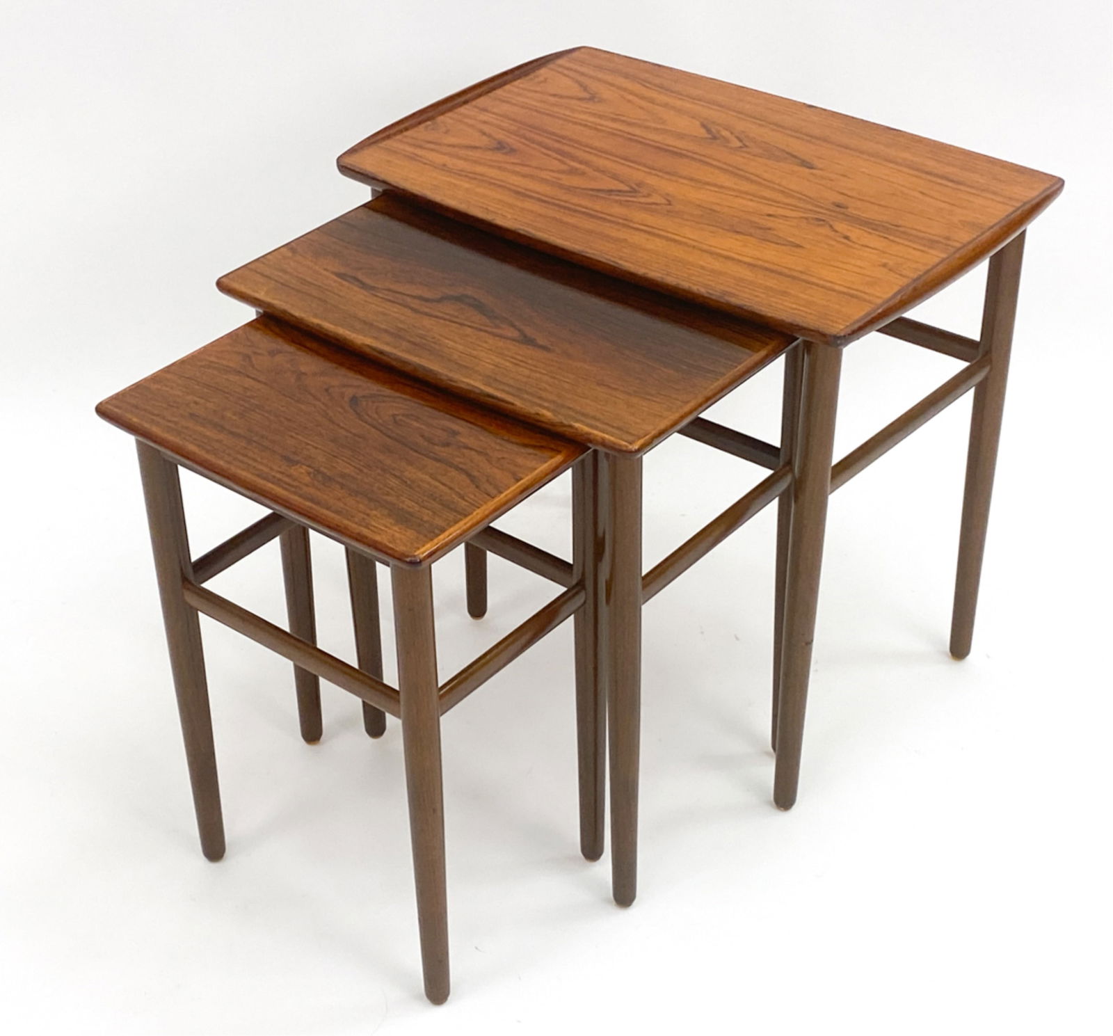 ATTR. GRETE JALK ROSEWOOD NESTING TABLES (1 of 12)