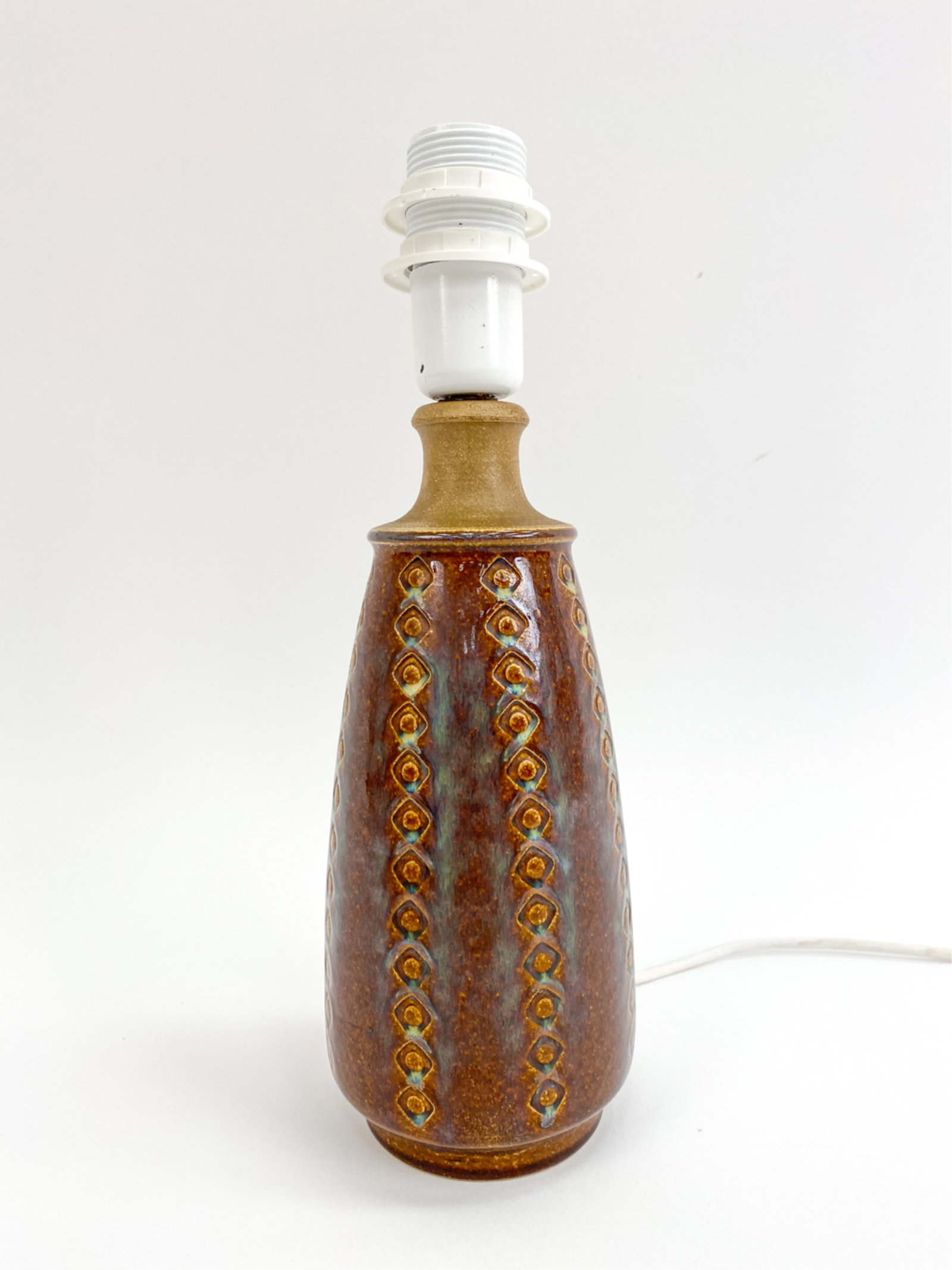 DANISH SOHOLM STENTOJ STONEWARE TABLE LAMP (1 of 11)