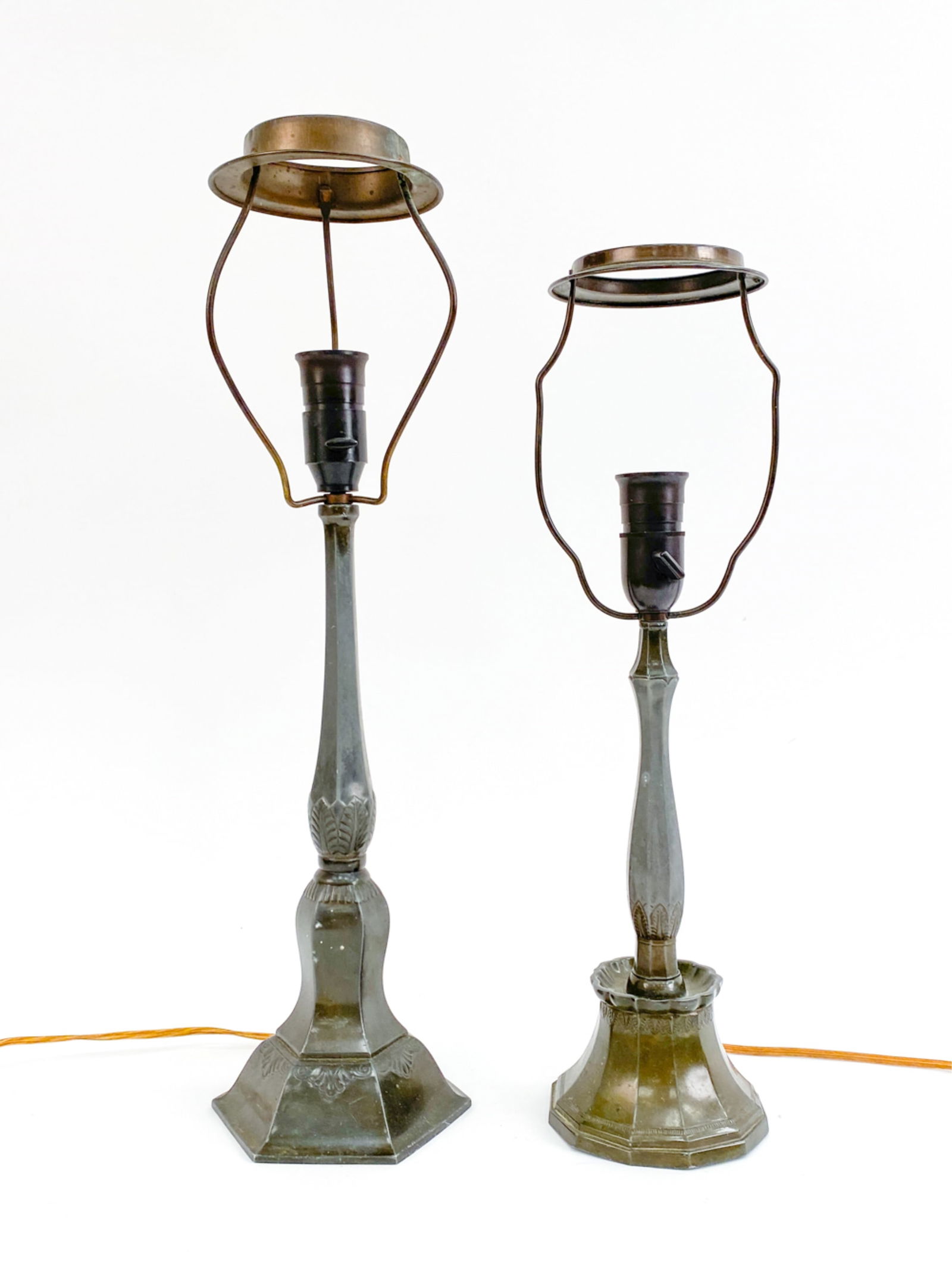 (2) JUST ANDERSEN DISKO TABLE LAMPS, C. 1950 (1 of 15)