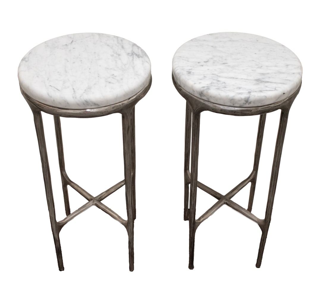 MARBLE 'THADDEUS' TABLES BY JULIE LAWRENCE (1 of 12)