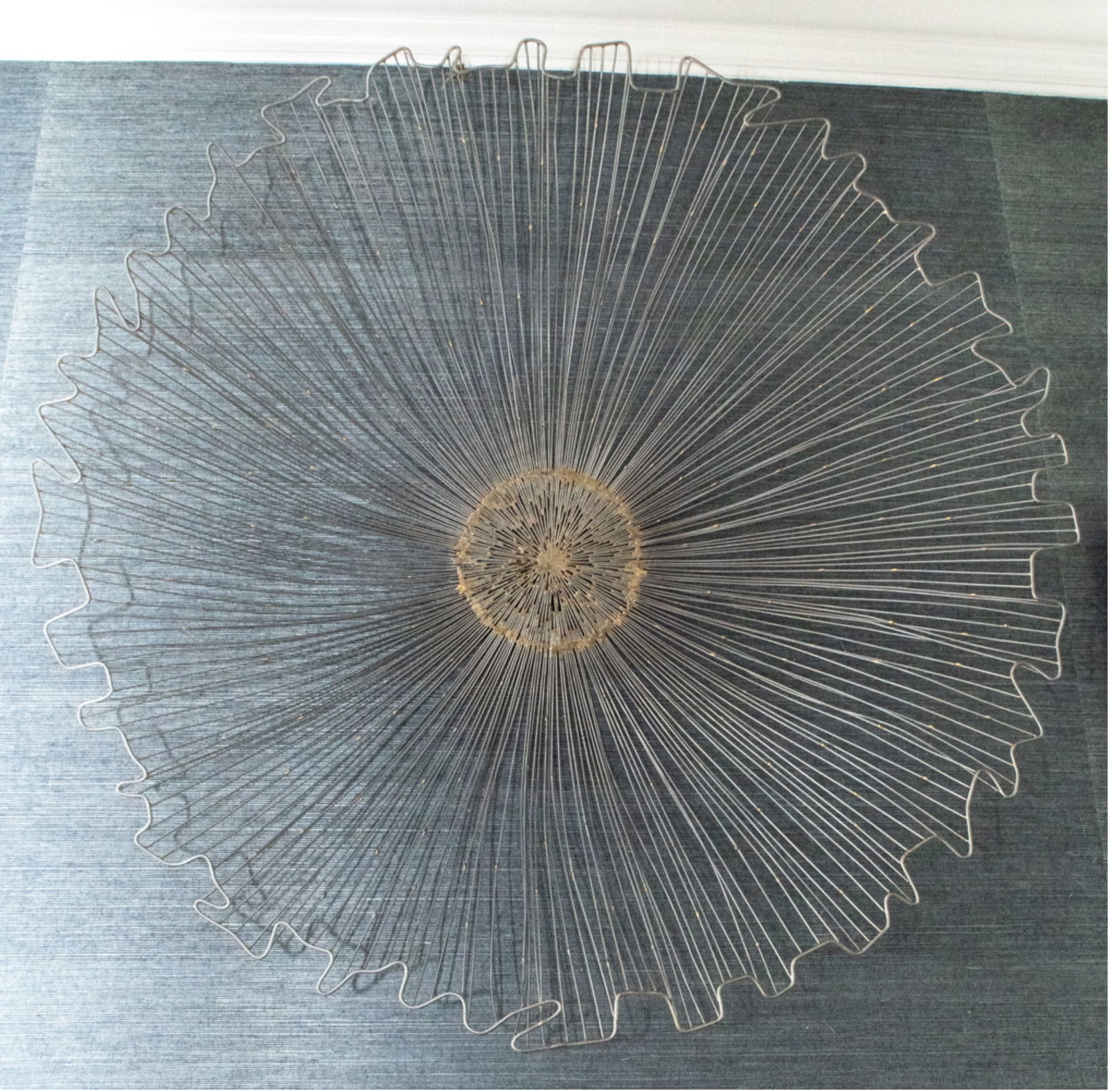 BRUTALIST WELDED WIRE WALL SCULPTURE (1 of 11)