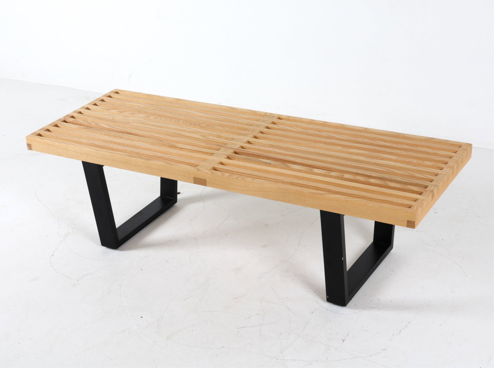 OAK SLAT BENCH FOR DESIGNER'S REVOLT (1 of 16)