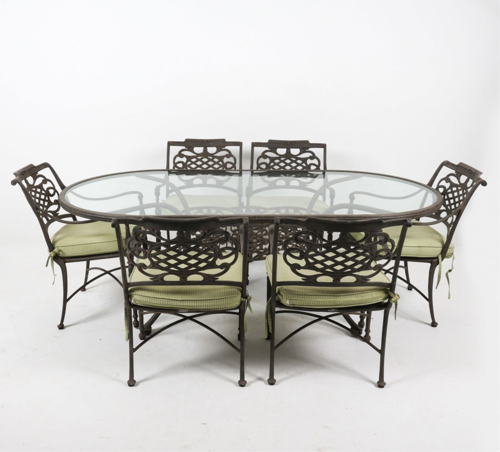 OUTDOOR TABLE AND (6) CHAIRS BY WOODARD (1 of 19)