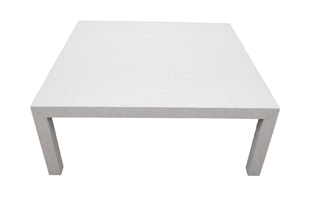 GREY PARSONS STYLE COFFEE TABLE (1 of 11)
