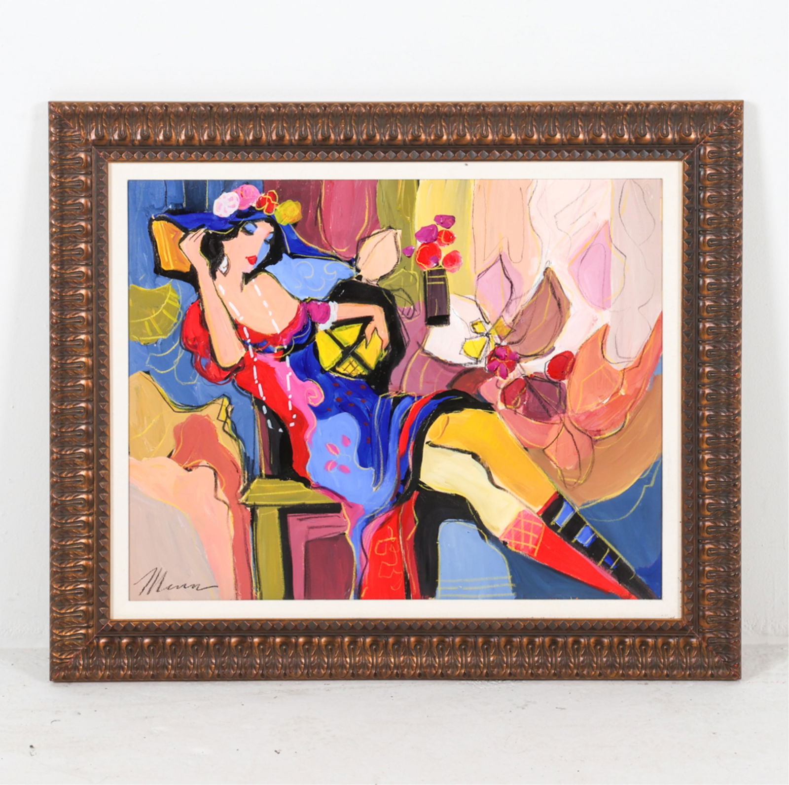 ISAAC MAIMON (ISRAEL, C.1951) ABSTRACT PORTRAIT (1 of 10)