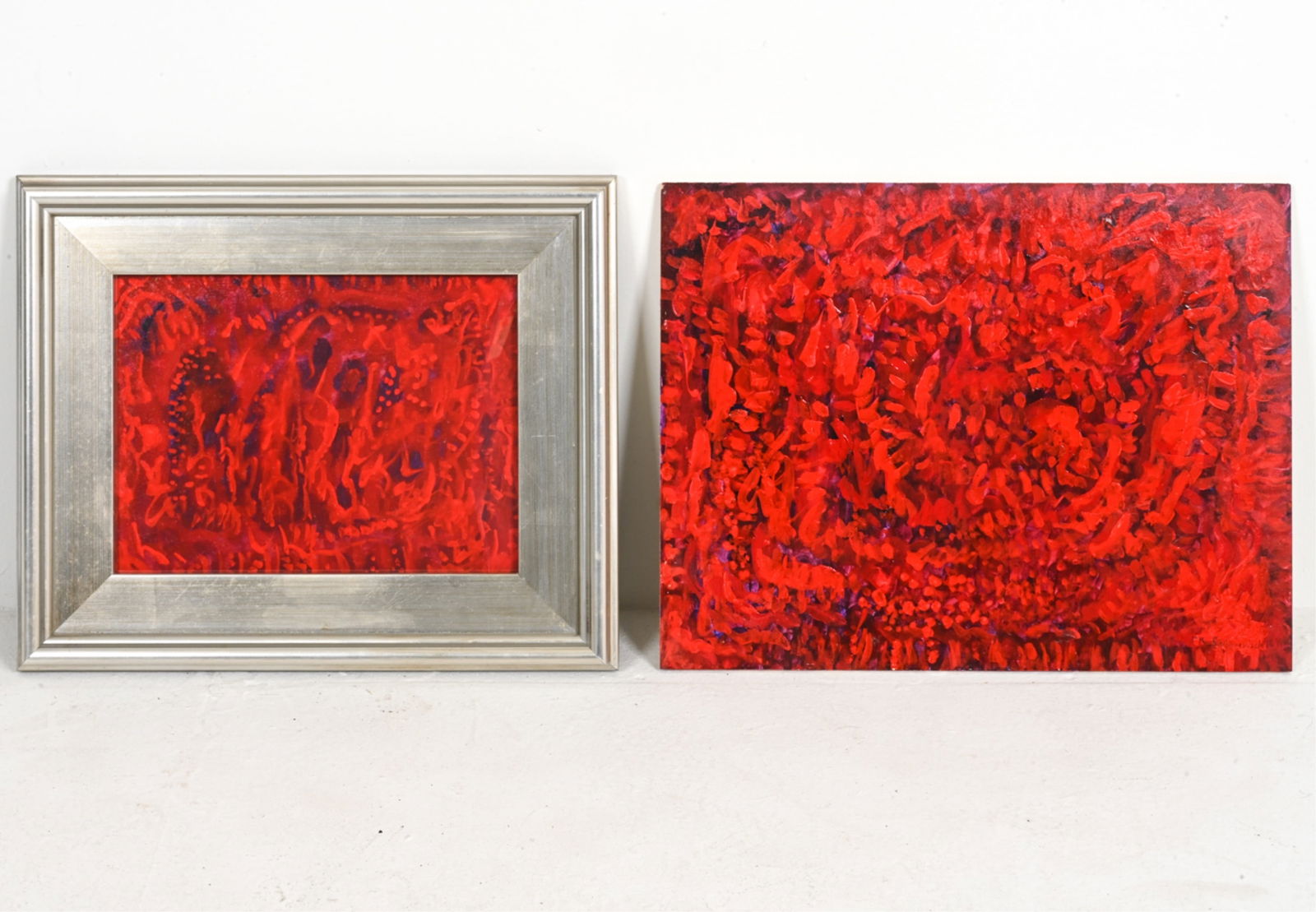 (2) PRISCILLA SCHWARZSCHILD (1930-2020) RED SERIES (1 of 6)