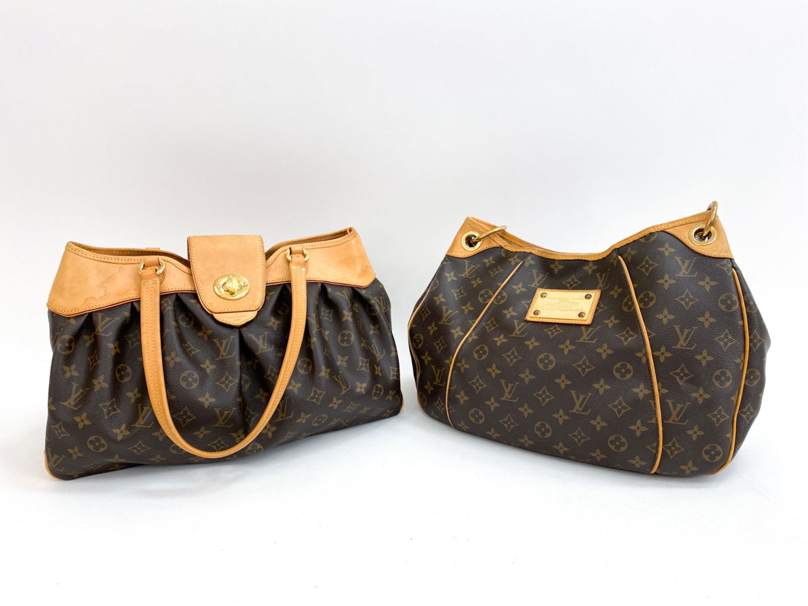 (2) LOUIS VUITTON MONOGRAM TOTE HANDBAGS (1 of 17)