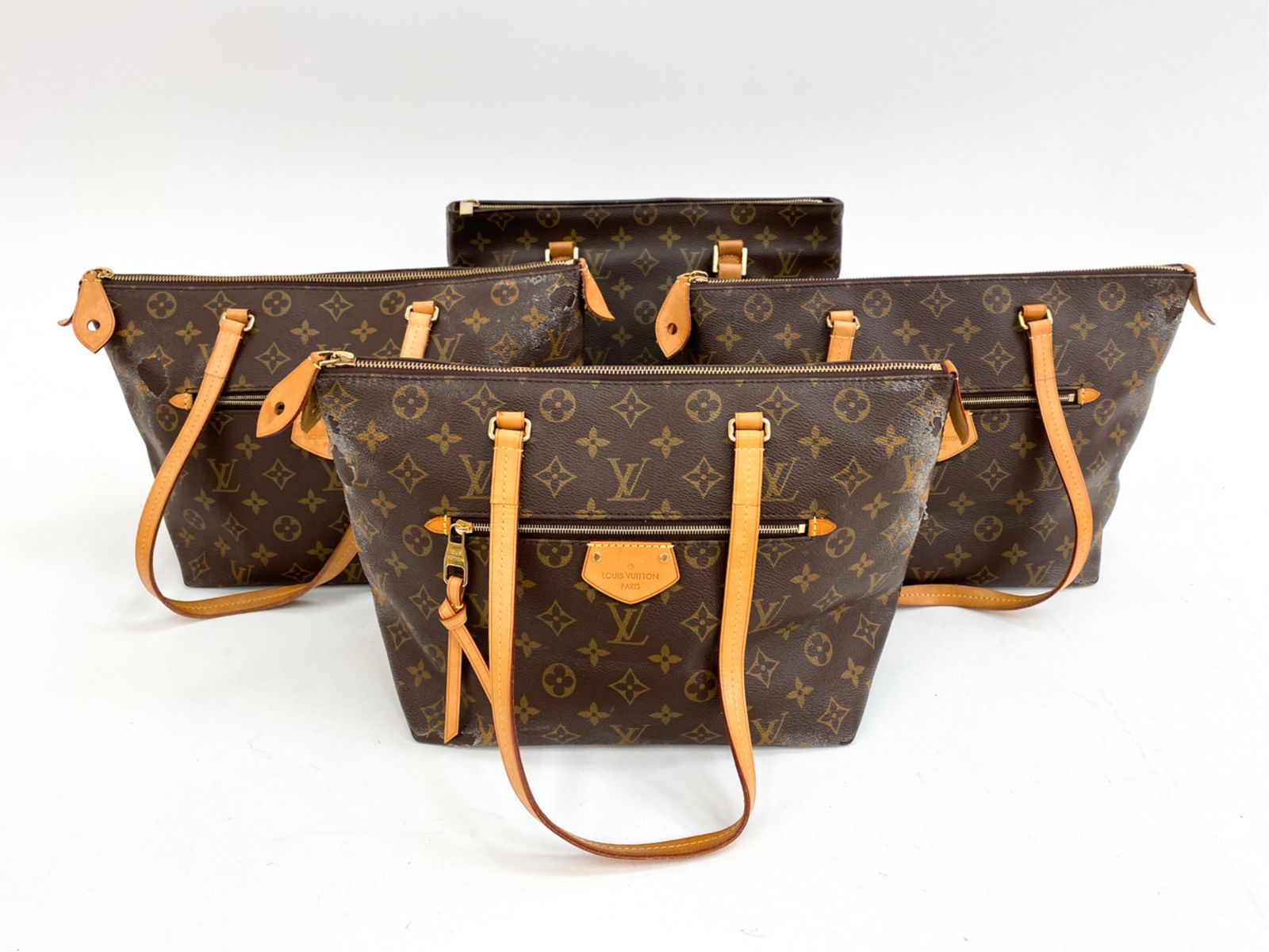 (4) LOUIS VUITTON MONOGRAM CABAS PIANO BAGS (1 of 20)