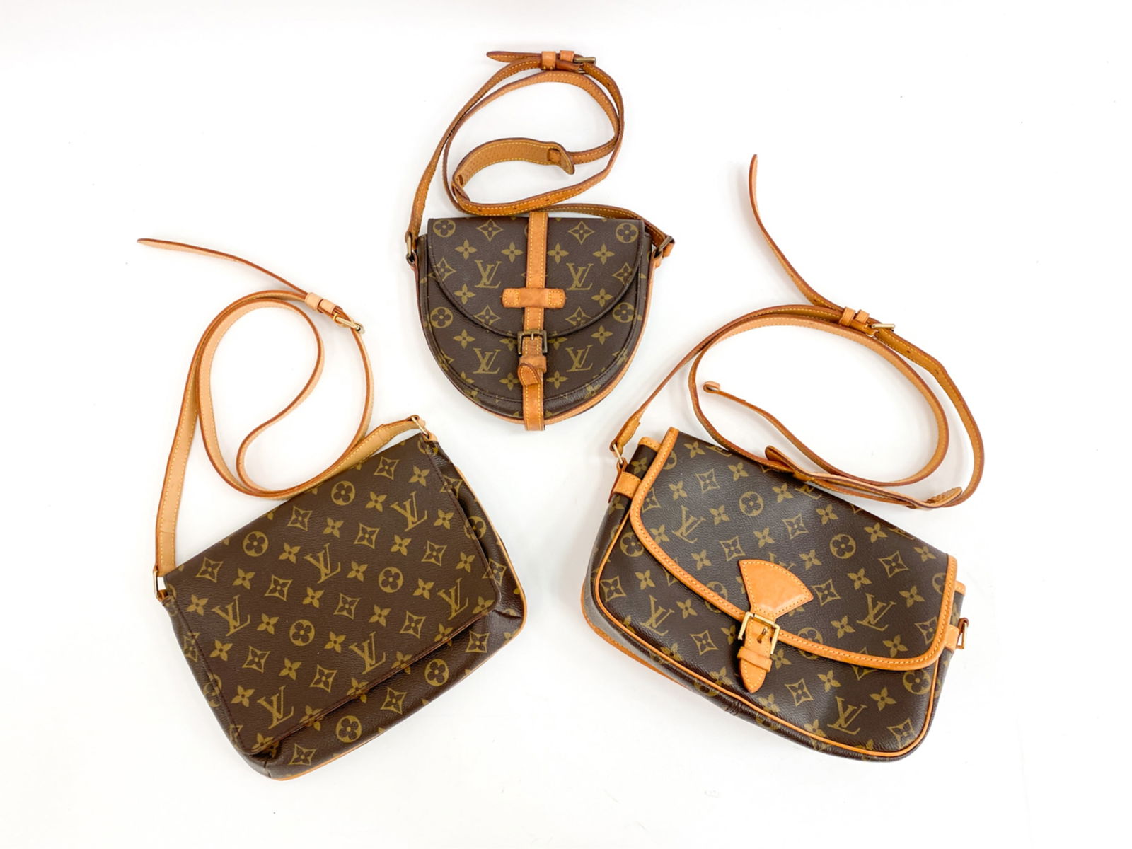(3) LOUIS VUITTON MONOGRAM SHOULDER BAGS (1 of 17)