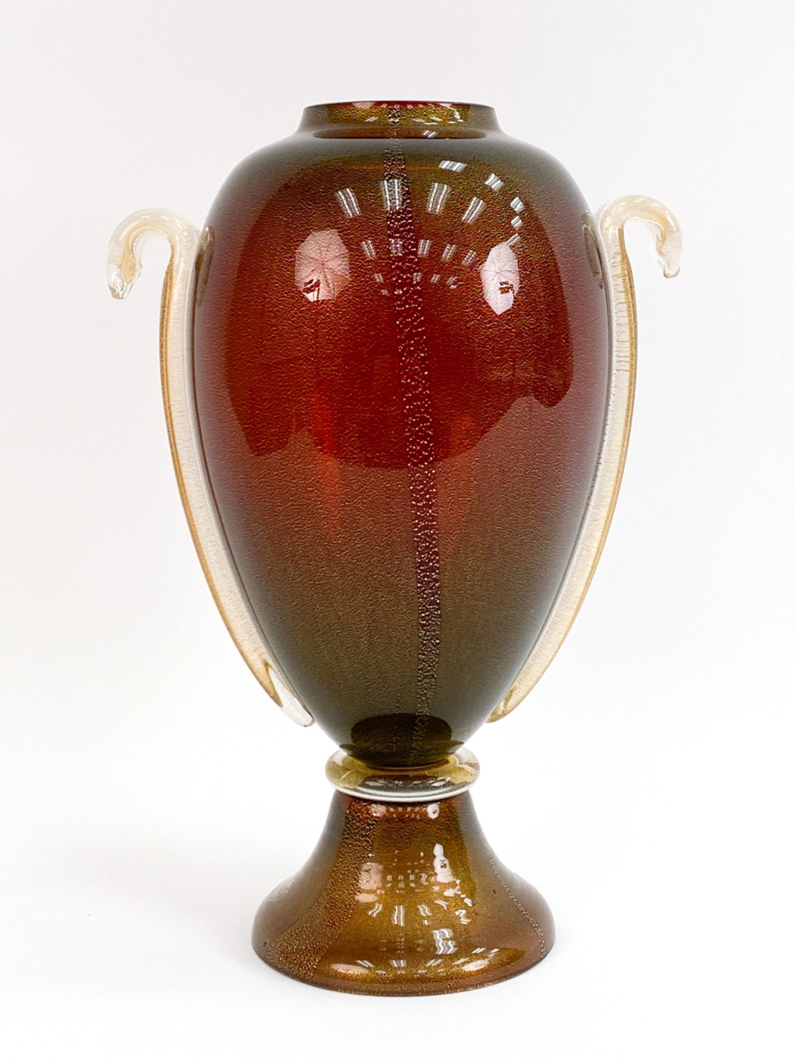 VITTORIO RIGATTIERI LARGE MURANO GLASS VASE (1 of 14)