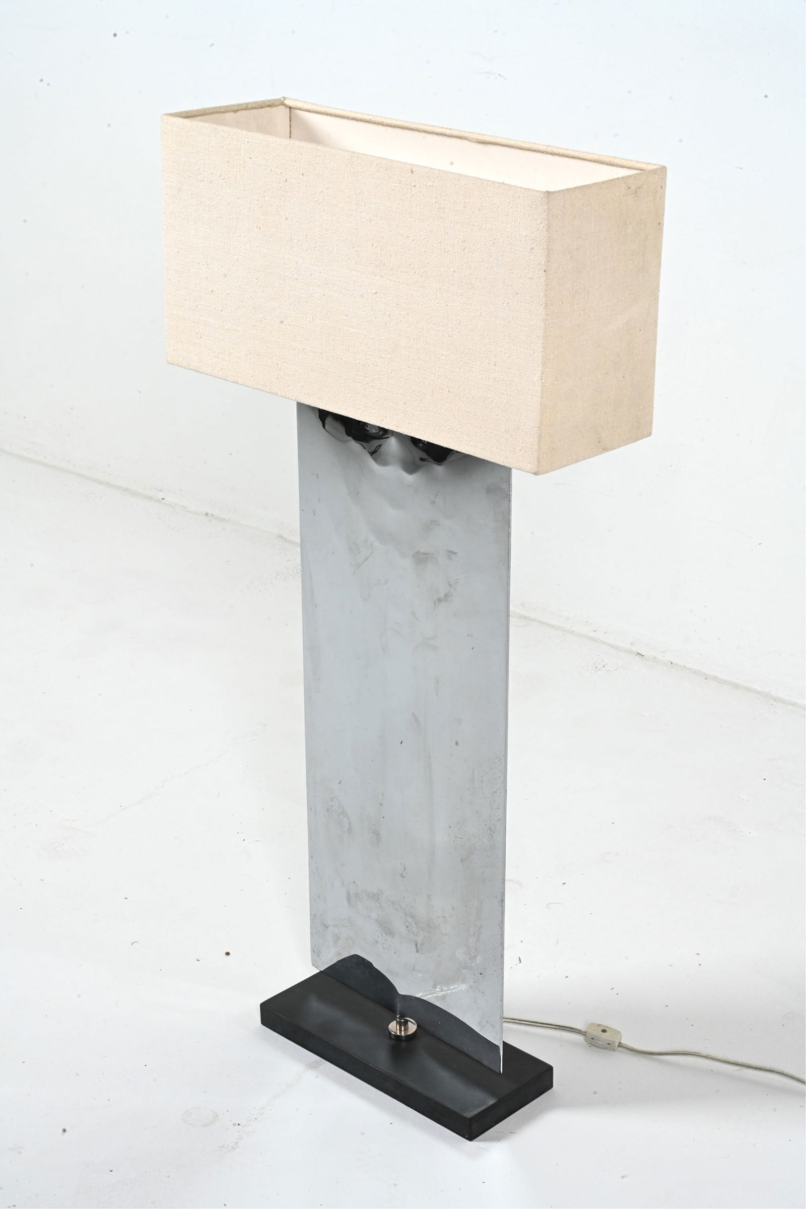 STEEL WATERFALL LAMP BY PORTA ROMANA (1 of 11)