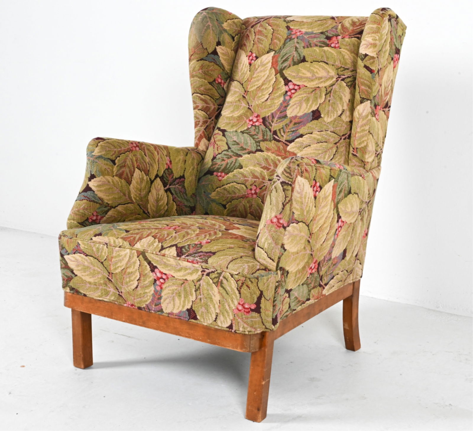 DANISH MID-CENTURY WINGBACK LOUNGE CHAIR (1 of 17)