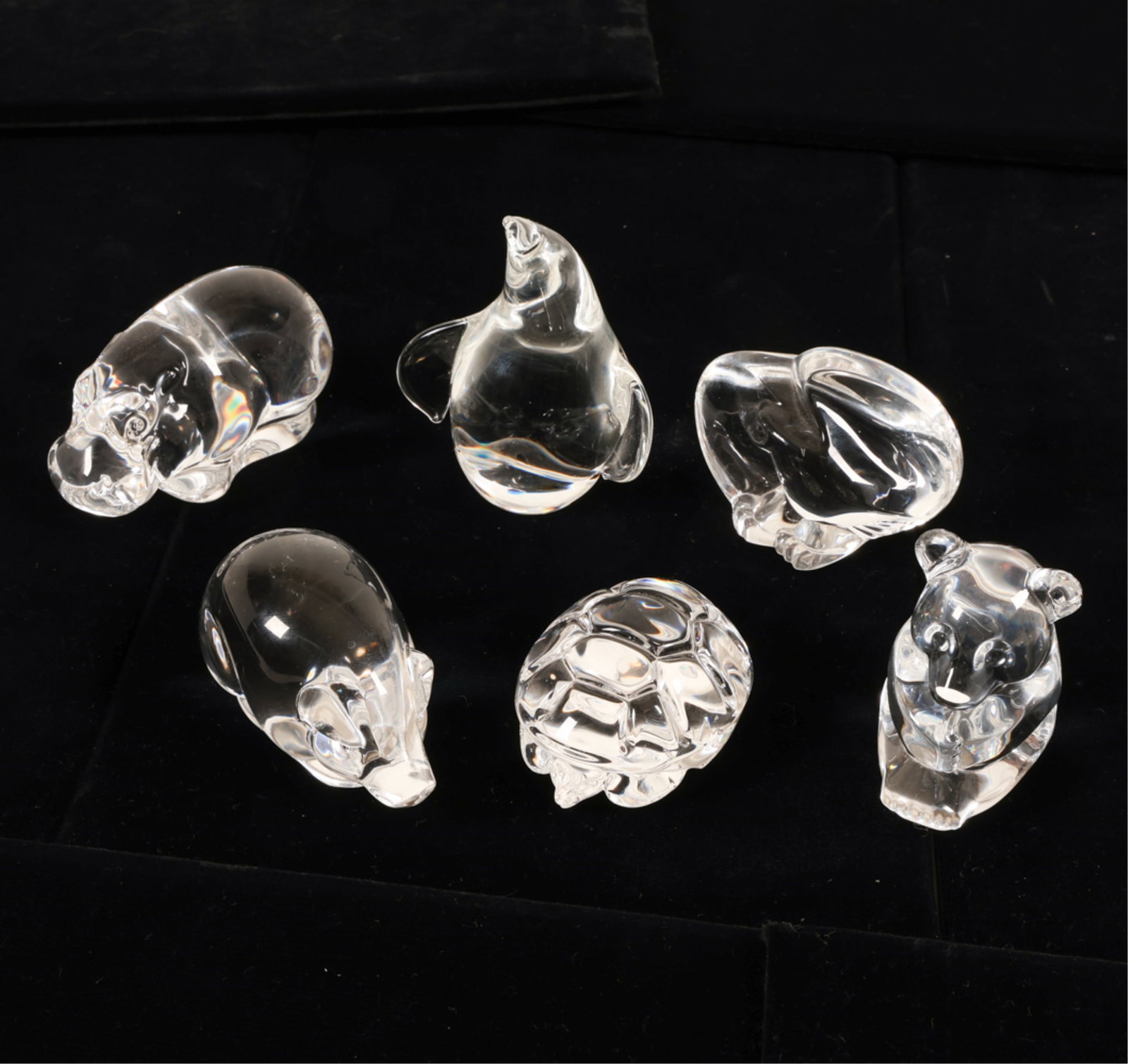 (6) STEUBEN ART GLASS ANIMALS (1 of 7)