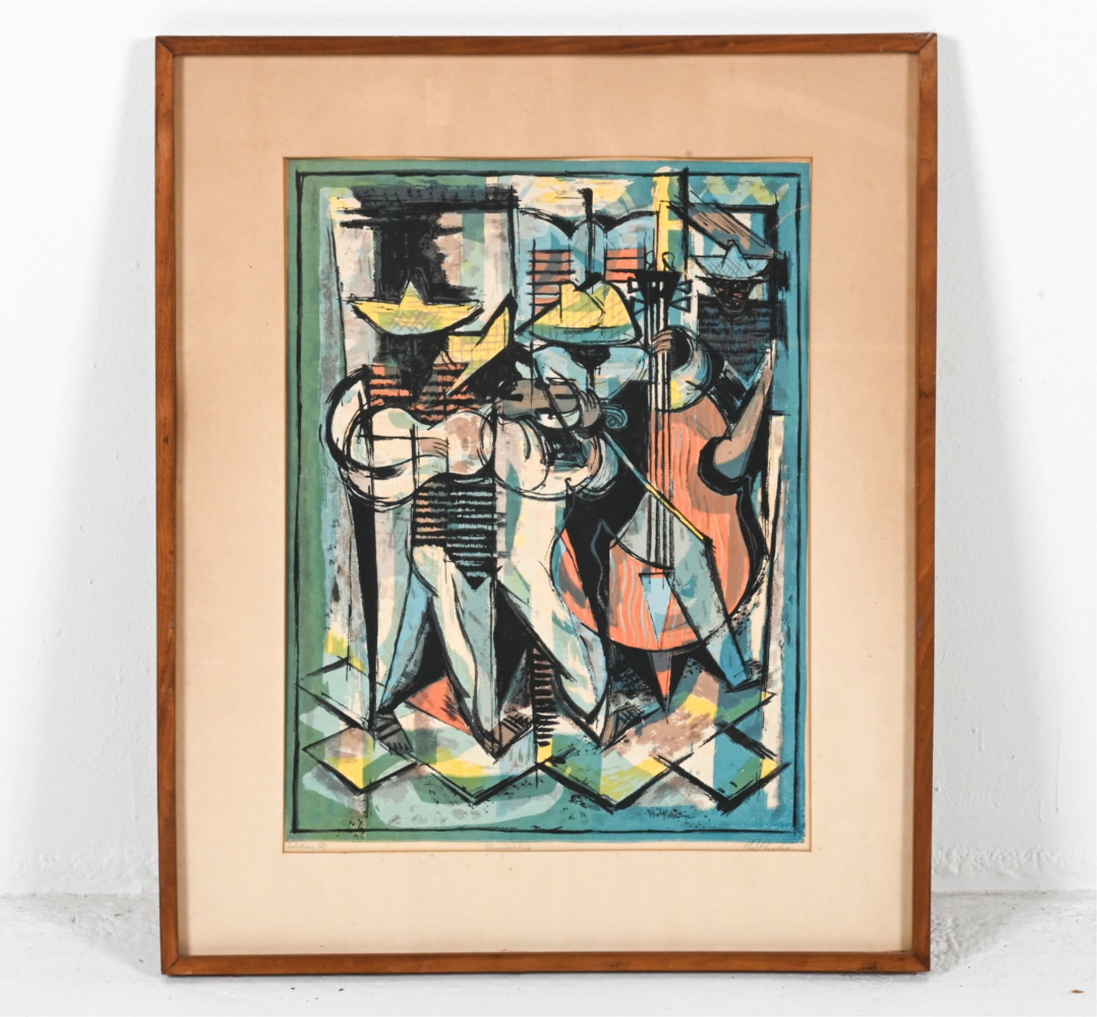 PHIL PARADISE (1905-1997) ABSTRACT LITHOGRAPH (1 of 10)