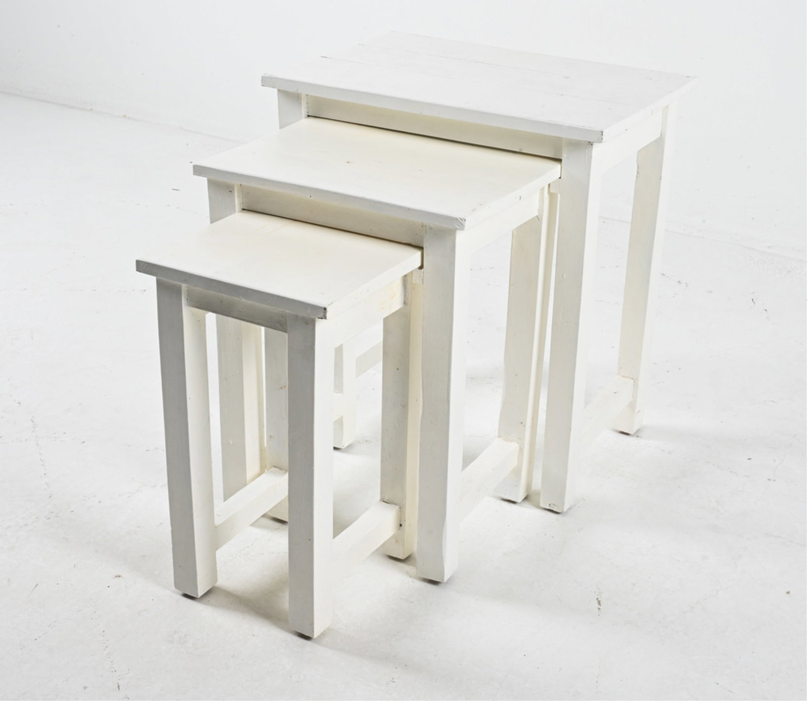 (3) PAINTED NESTING TABLES (1 of 13)