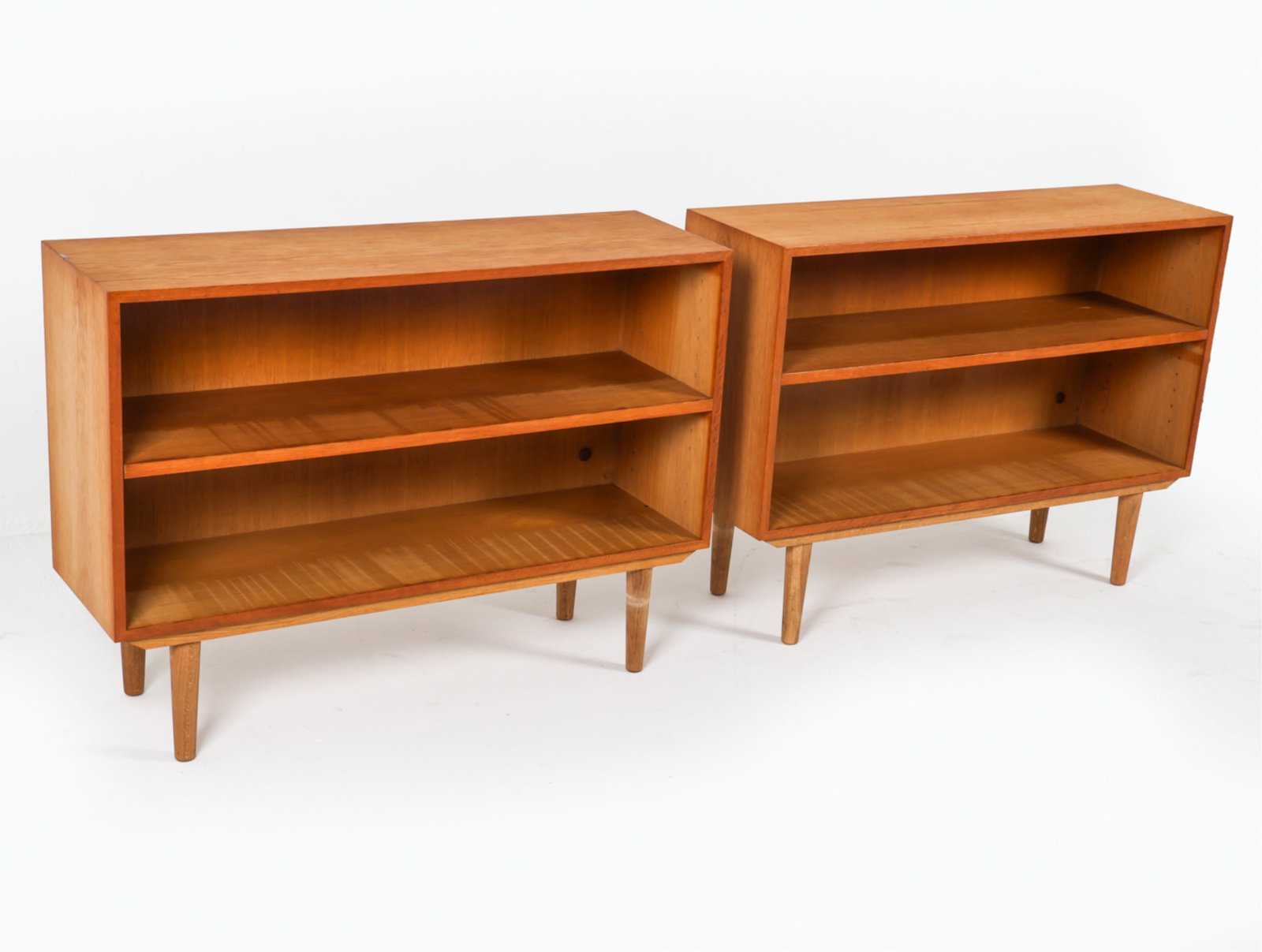 (2) DANISH OAK BOOKCASES, C.1960'S (1 of 12)